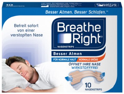 BESSER Atmen Breathe Right Nasenpfl.normal beige