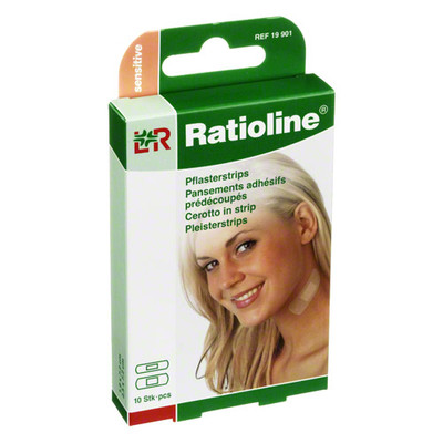 RATIOLINE sensitive Pflasterstrips in 2 Gren