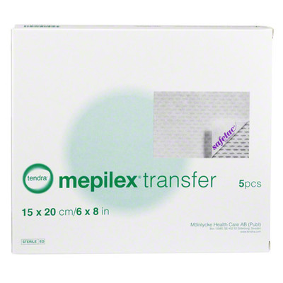 MEPILEX Transfer Schaumverband 15x20 cm steril