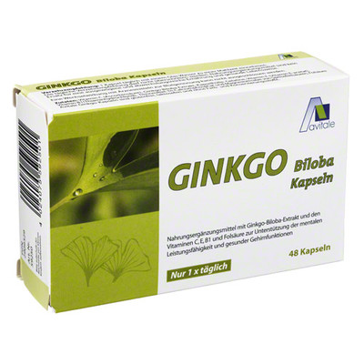 GINKGO 100 mg Kapseln+B1+C+E
