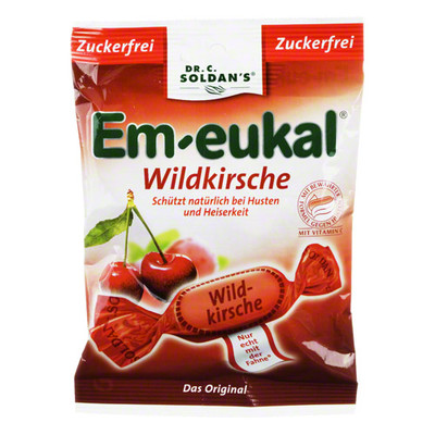 EM-EUKAL Bonbons Wildkirsche zuckerfrei