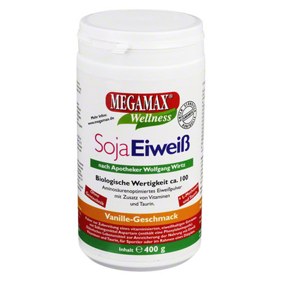 MEGAMAX Soja Eiwei� Vanille Pulver