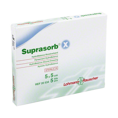 SUPRASORB X HydroBalance Wundverb.5x5 cm