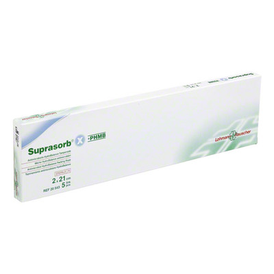 SUPRASORB X+PHMB HydroBalance Tamponade 2x21 cm
