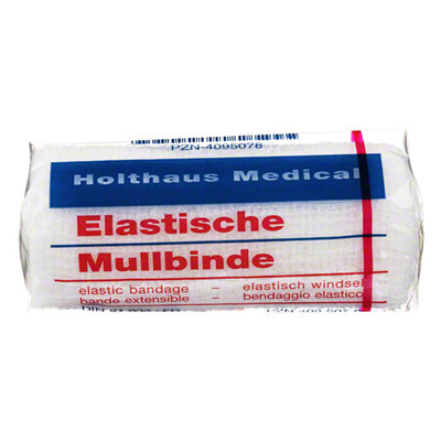 MULLBINDEN elastisch 8 cmx4 m