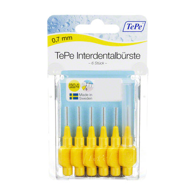 TEPE Interdentalbrste 0,7mm gelb