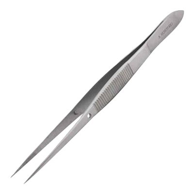PINZETTE Splitter spitz rostfrei 9 cm