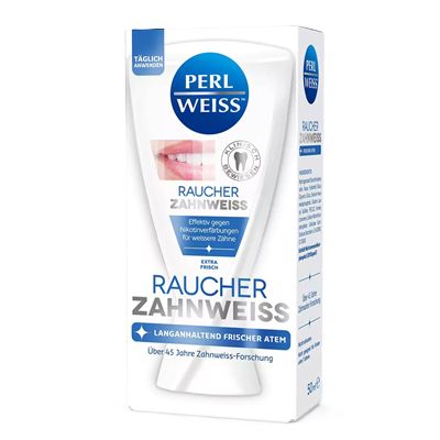 PERLWEISS Raucher Zahnwei� Zahncreme