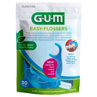 GUM EASY-FLOSSERS Zahnseidesti.gew.mint+Reise-Et.
