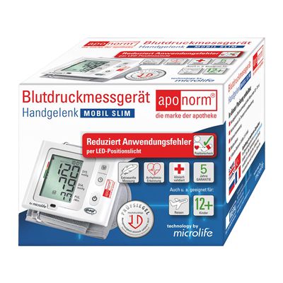 APONORM Blutdruckmessger�t Mobil Slim Handgelenk