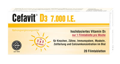 CEFAVIT D3 7.000 I.E. Filmtabletten