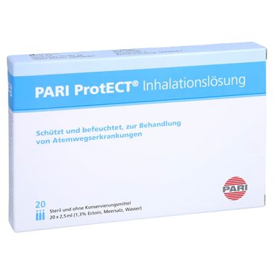PARI ProtECT Inhalationsl�sung mit Ectoin Ampullen
