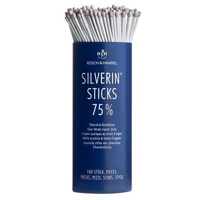 SILVERIN Sticks 75% Silbernitrat tzst.200mm starr