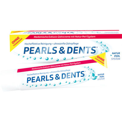 PEARLS & DENTS Exklusiv-Zahncreme ohne Titandioxid