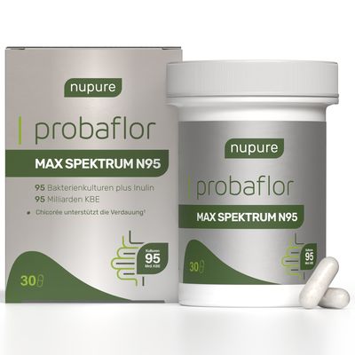 NUPURE probaflor Max Spektrum N95 magensaftr.Kaps.