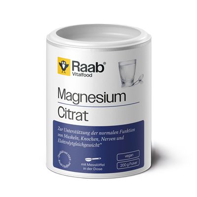 RAAB Vitalfood Magnesiumcitrat Pulver
