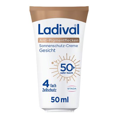 LADIVAL Anti-Pigmentflecken Creme Gesicht LSF 50+