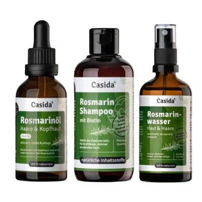 ROSMARIN HAARKUR m.Rosmarin�l+Wasser+Shampoo Set