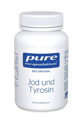 PURE ENCAPSULATIONS Jod und Tyrosin Kapseln