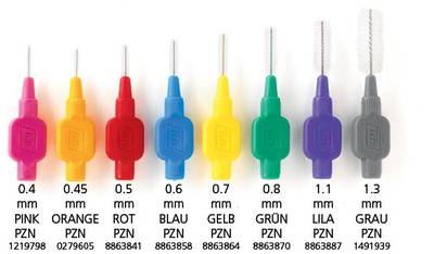 TEPE Angle Interdentalbrste 0,4mm pink