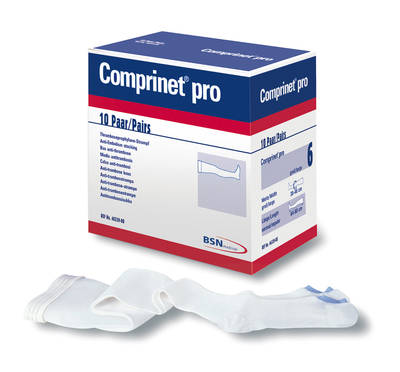 COMPRINET pro Strumpf oberschenk.lang Gr.4 wei