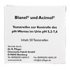 TESTSTREIFENHEFT z.Bestimmung d.Urin ph Wertes