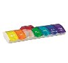 ANABOX 1x7 Regenbogen m.Fachteilern