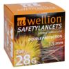 WELLION Safetylancets 28 G Sicherheitseinmallanz.