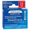 TESTAMED GlucoCheck Advance 50 Teststr.m.10 Lanz.